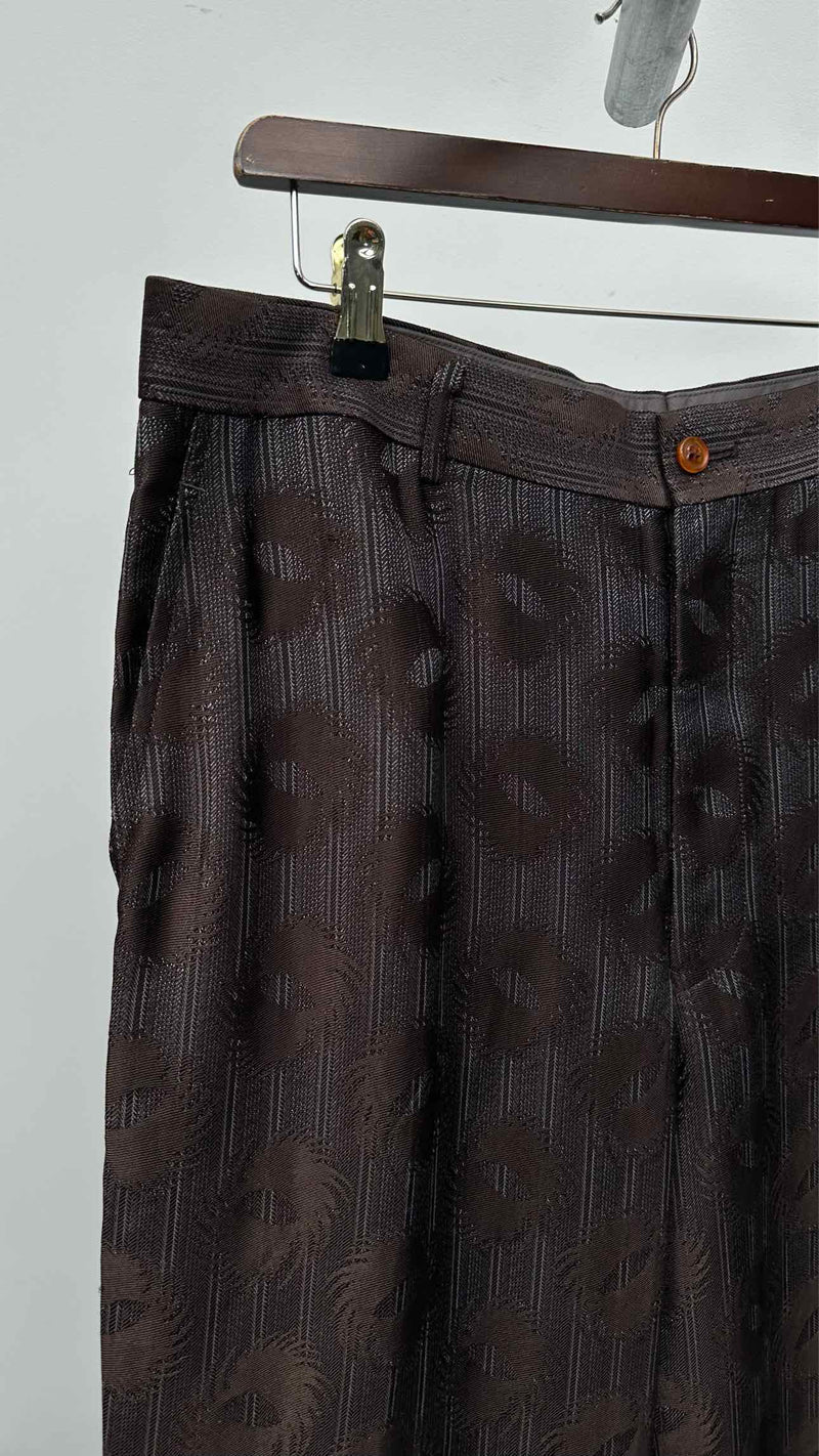 Comme Des Garcons Homme Plus Jacquard Satin Stripe Pants