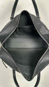 Rick Owens Rectangle Overhight Embossed-leather Bag