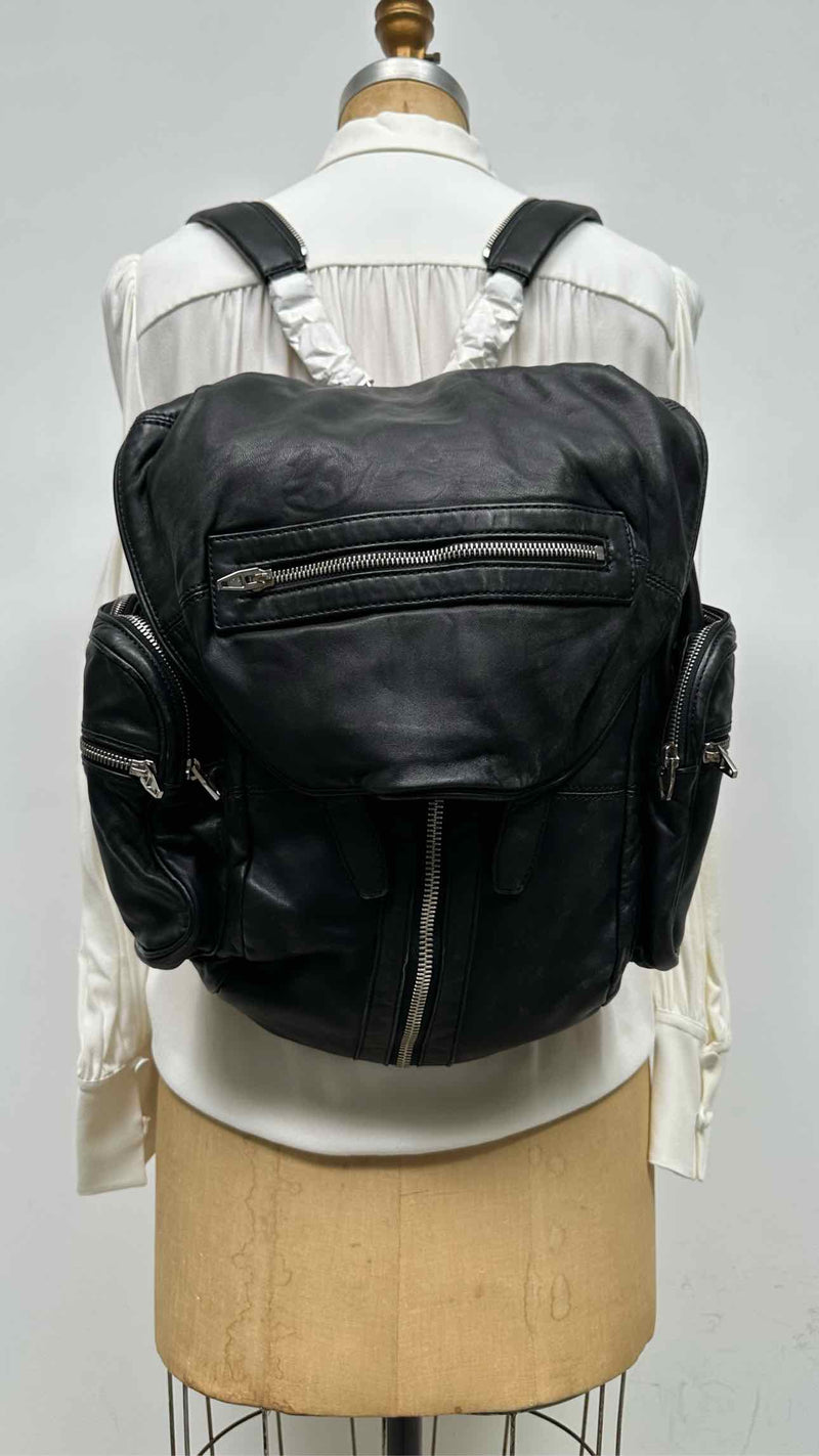 Alexander Wang Zip-detailed Leather Multi-way Backpack