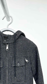 Dior Hooded Wool Bomber Jacket