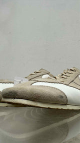 Dries Van Noten Suede-trim Leather Sneakers