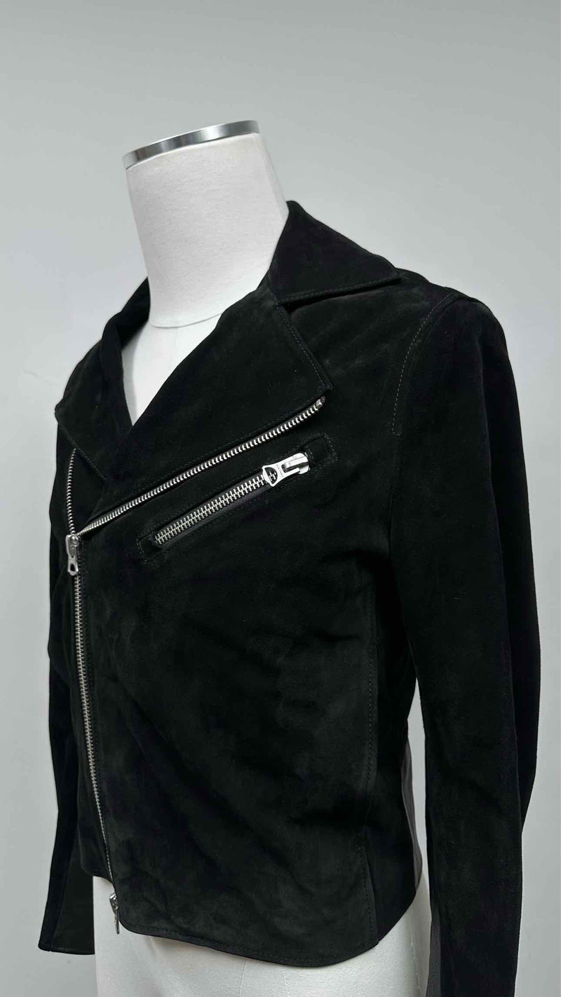 Acne Studios Leather-sleeve Suede Jacket