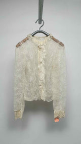 Oscar de la Renta Lace Blouse