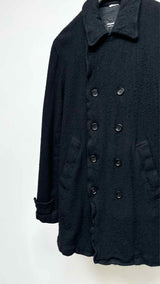 Comme Des Garcons Homme Deux Boiled-wool Double-breasted Car Coat