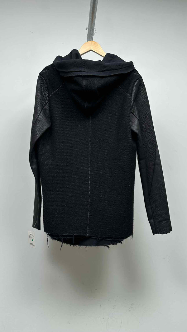 10sei0otto Leather-sleeve Parka