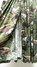 Alena Akhmadullina L/S Printed Satin Maxi Shirt Dress