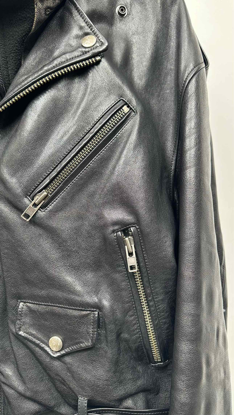 Balenciaga 3-in-1 Layered  Leather Jacket