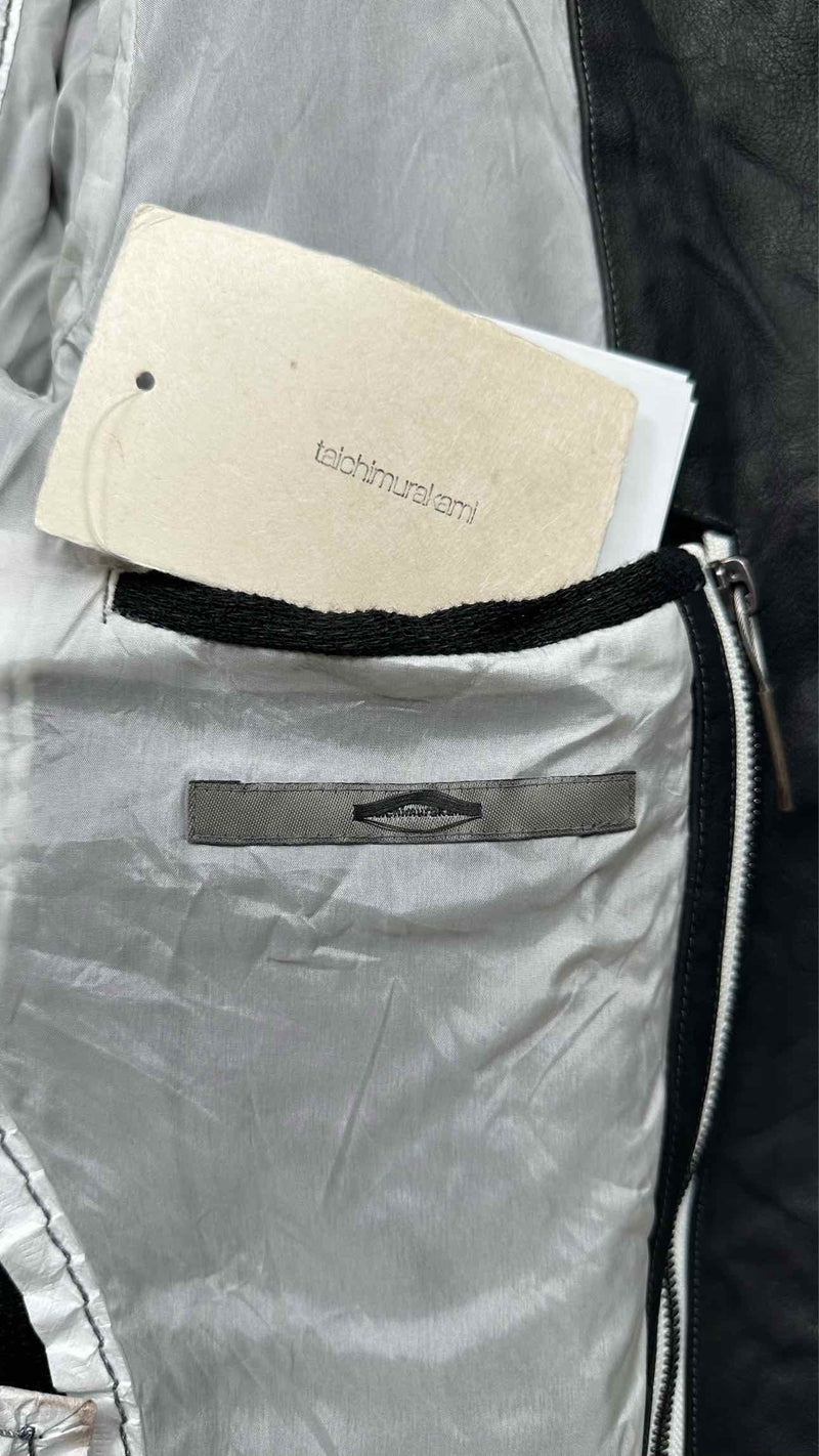 Taichimurakami Displacement Leather Jeans Jacket