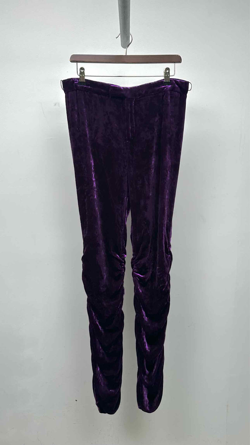 Gucci Side-gathered Velvet Pants