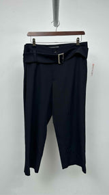 Yohji Yamamoto + Noir Belted Cropped Wide Pants