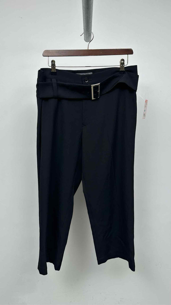 Yohji Yamamoto + Noir Belted Cropped Wide Pants