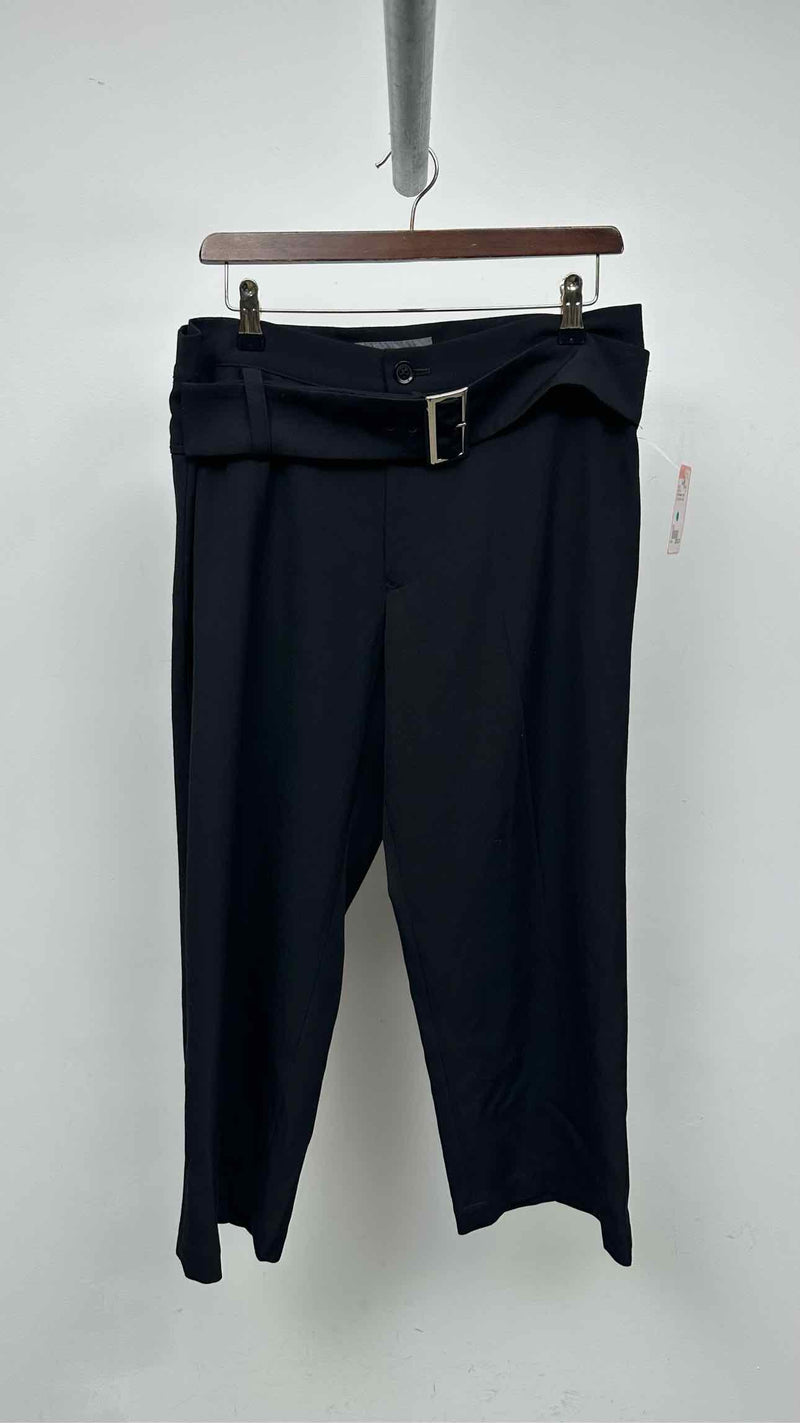 Yohji Yamamoto + Noir Belted Cropped Wide Pants