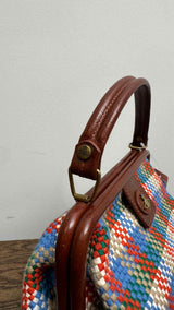 Vivienne Westwood Abbey Plaid Frame Bag