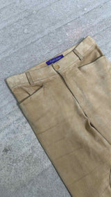 Ralph Lauren Purple Label Suede Pants