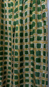Marni Check Fields Silk Wide Easy Pants