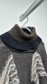 Bernhard Willhelm Cape-knit High-neck Cape