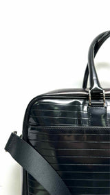 Dior Homme Glossy-Leather Document Brief Bag