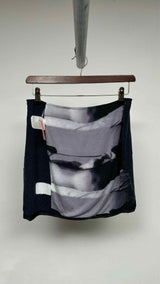 Stephen Sprouse X Andy Warhol Graphic Knit Mini Skirt