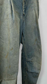 Devoa Stained Baggy Jeans