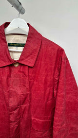 Paul Harnden Crinkled Waxed Mac Jacket