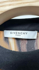 Givenchy N/S Tribal Print Silk Top