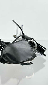 Y's Leather Stripe Pouch