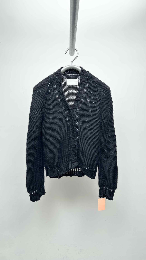 Margiela Mohair Mesh Detailed Cardigan