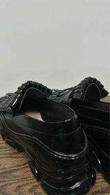 Simone Rocha Tracker Loafer Fringed Leather Sneakers