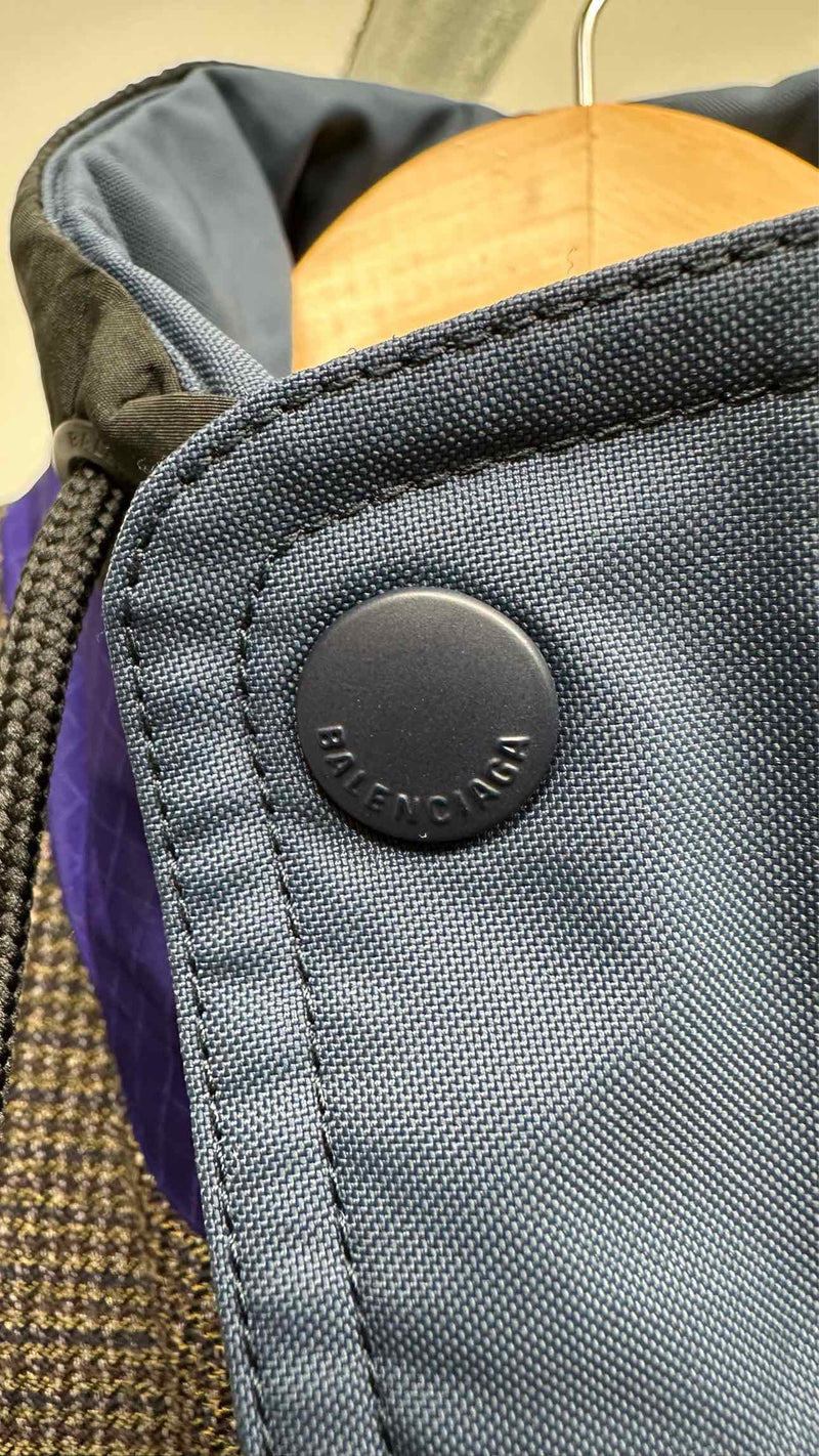 Balenciaga Double-breasted Houndstooth Oversized Long Coat