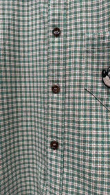Gucci X Disney S/S Appliqued Check Wool Shirt