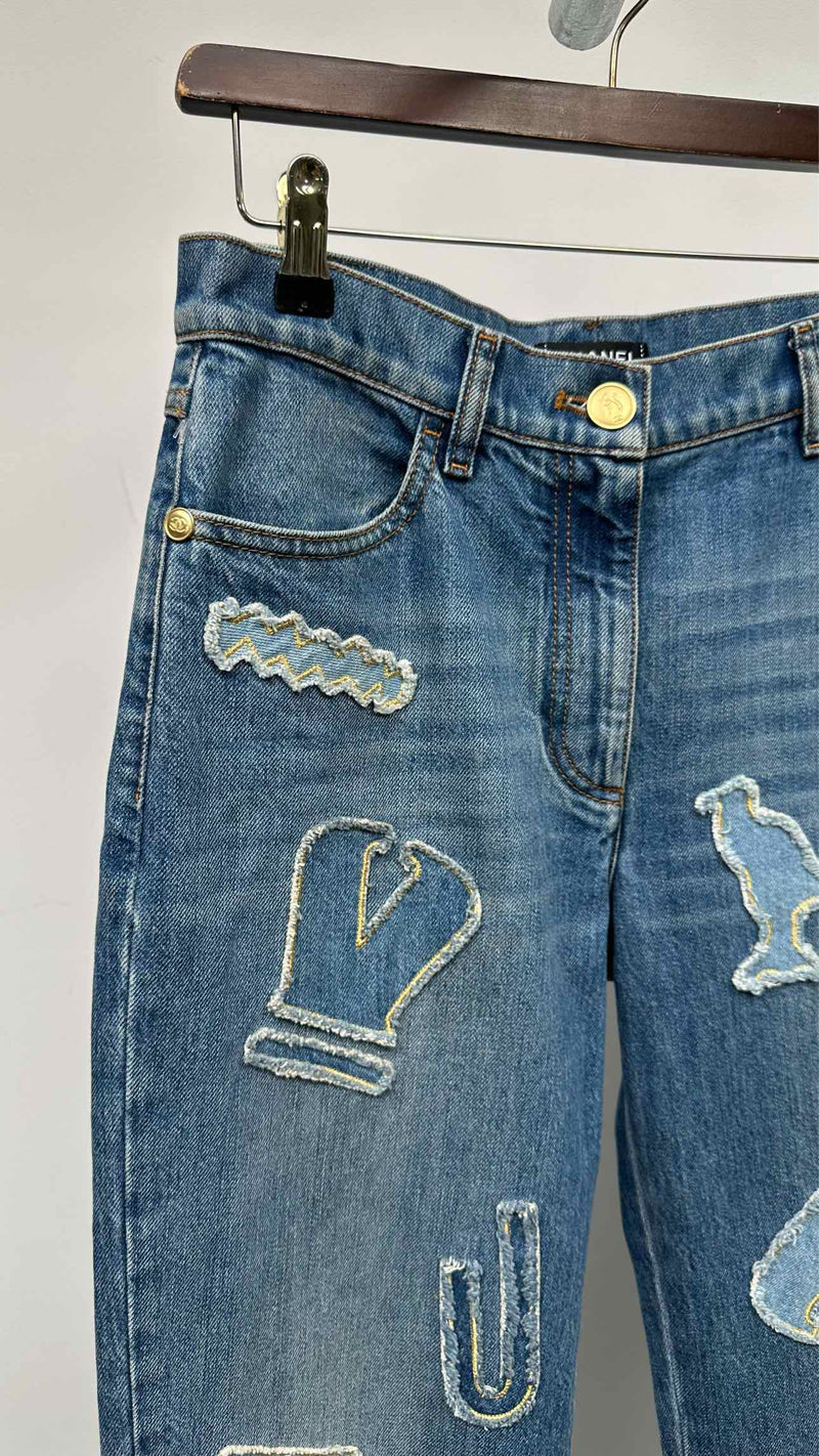 Chanel Patchwork Jeans