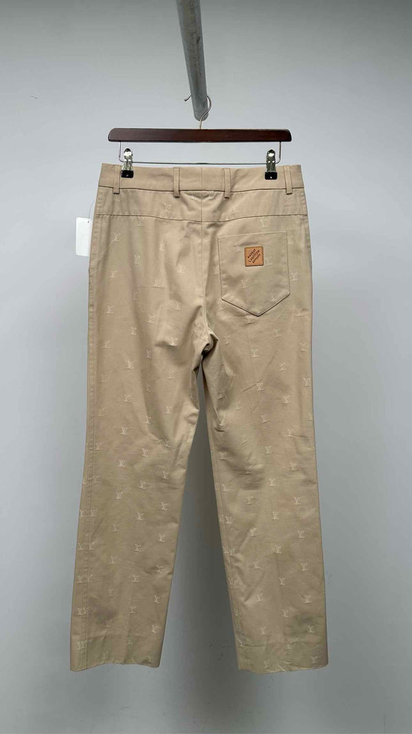 Louis Vuitton Logo Embroidered Pants