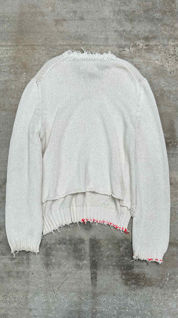 Margiela Distressed V-neck Sweater