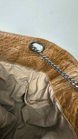 Marni Crinkled Slouchy Leather Hobo Bag