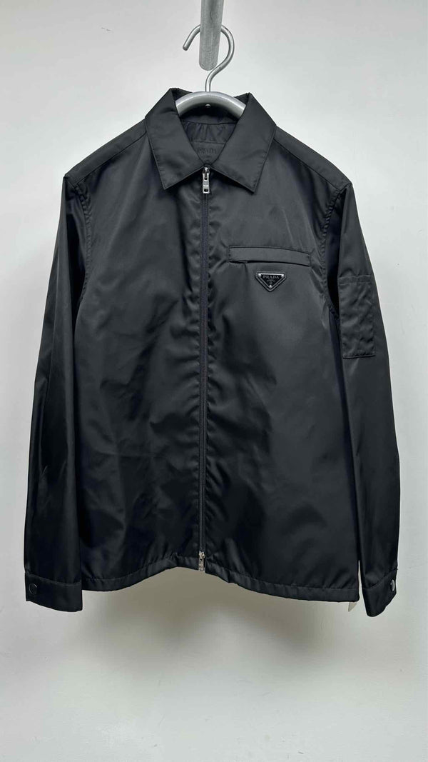 PRADA Zip-up Triangle-logo Re-nylon Work Jacket