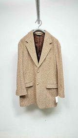 Acne Studios Tweed Elbow-patched Coat