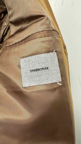 Undercover Dual-color Stand-up Collar Velvet Blazer Jacket