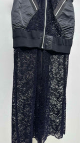 Sacai N/S MA-1-hybrid Lace Dress