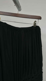 Ground Y Asymmetrical Pleated Easy Long Skirt