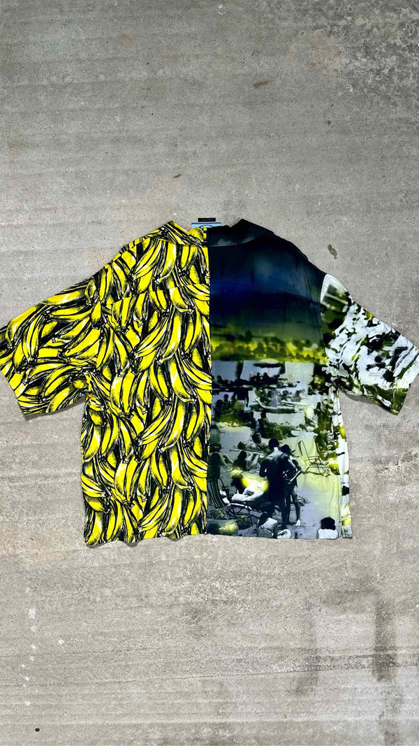 Prada S/S Banana/ Beach Printed Shirt