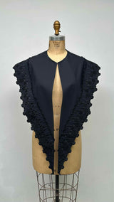 Simone Rocha Embroidered-trim Long Pointed Collar