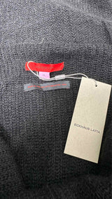 Eckhaus Latta L/S Back-open Mesh Knit Long Dress