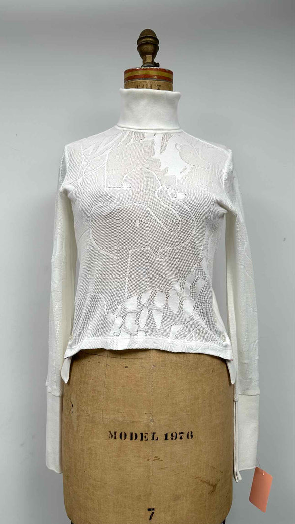 Thom Browne High-neck Jacquard Top