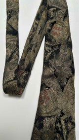 Jean Paul Gaultier Embroidered Silk Tie