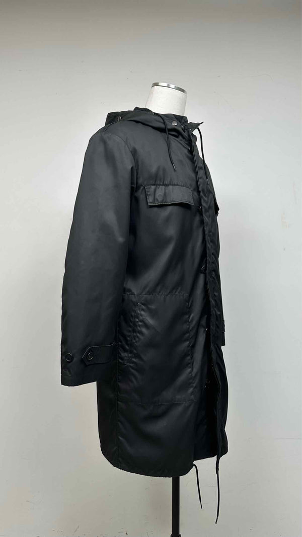 Prada Sport Detachable Fur-lining Hooded Coat