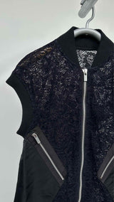 Sacai N/S MA-1-hybrid Lace Dress