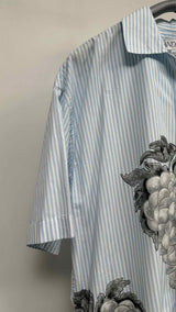 JW Anderson S/S Grape Striped Vacation Shirt