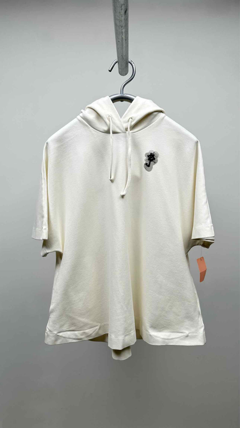 Simone Rocha S/S Oversized Rose Embroidered Hoodie