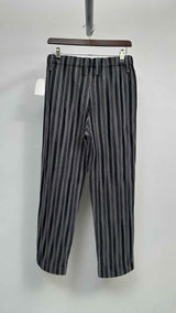 Homme Plisse Stripe Pleated Easy Shorts