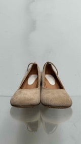 Margiela Glitter-heel Suede Pumps